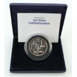 Rugby interest. Silver 2oz medallion celebratiing Englands world cup victory in 2003. aFDC toned