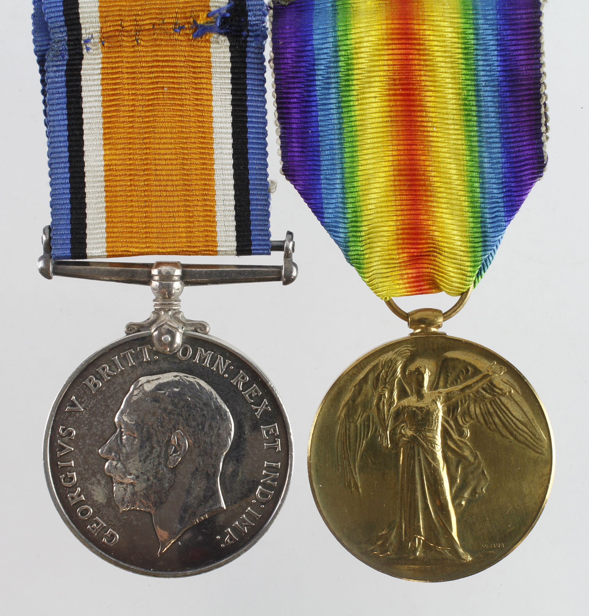 BWM & Victory Medal named (Q.M. & Lieut A Bagshaw) served 1/Y & L and the N.Staff R as a Captain.