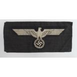 Germany from a one owner collection a Bevo Panzer black unused breast eagle.