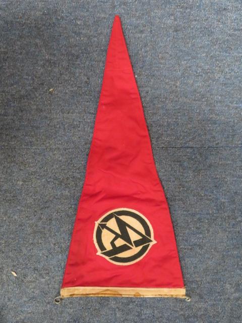 German SA Pennant, Berlin 1939 dated, some service wear. - Bild 2 aus 3