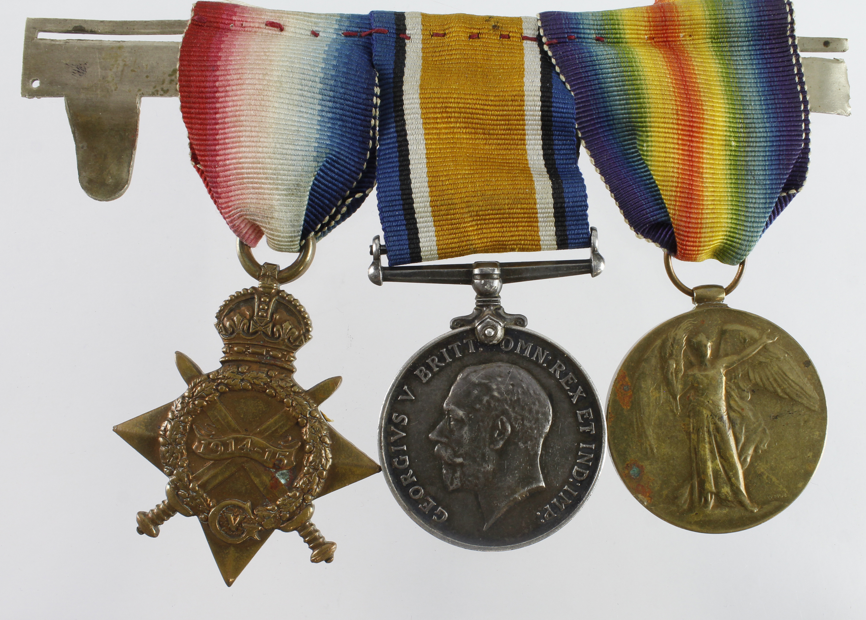 1915 Star Trio (1991 Pte G Lowe North'D Fus) Sjt on pair. Entitled to the Military Medal L/G 9/7/