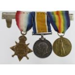 1915 Star Trio (1991 Pte G Lowe North'D Fus) Sjt on pair. Entitled to the Military Medal L/G 9/7/