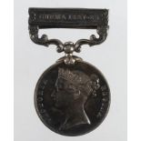 IGS 1854 with Burma 1887-89 clasp (1723 Pte J Moore 2d Bn Norfolk Regt). Confirmed to roll