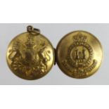 Loyal Suffolk Hussars small guilt locket (WW1 or earlier)