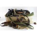 Hugh box of Weapon related items incl Slings, Pouches, Holsters, MG Barrel Case and other items (