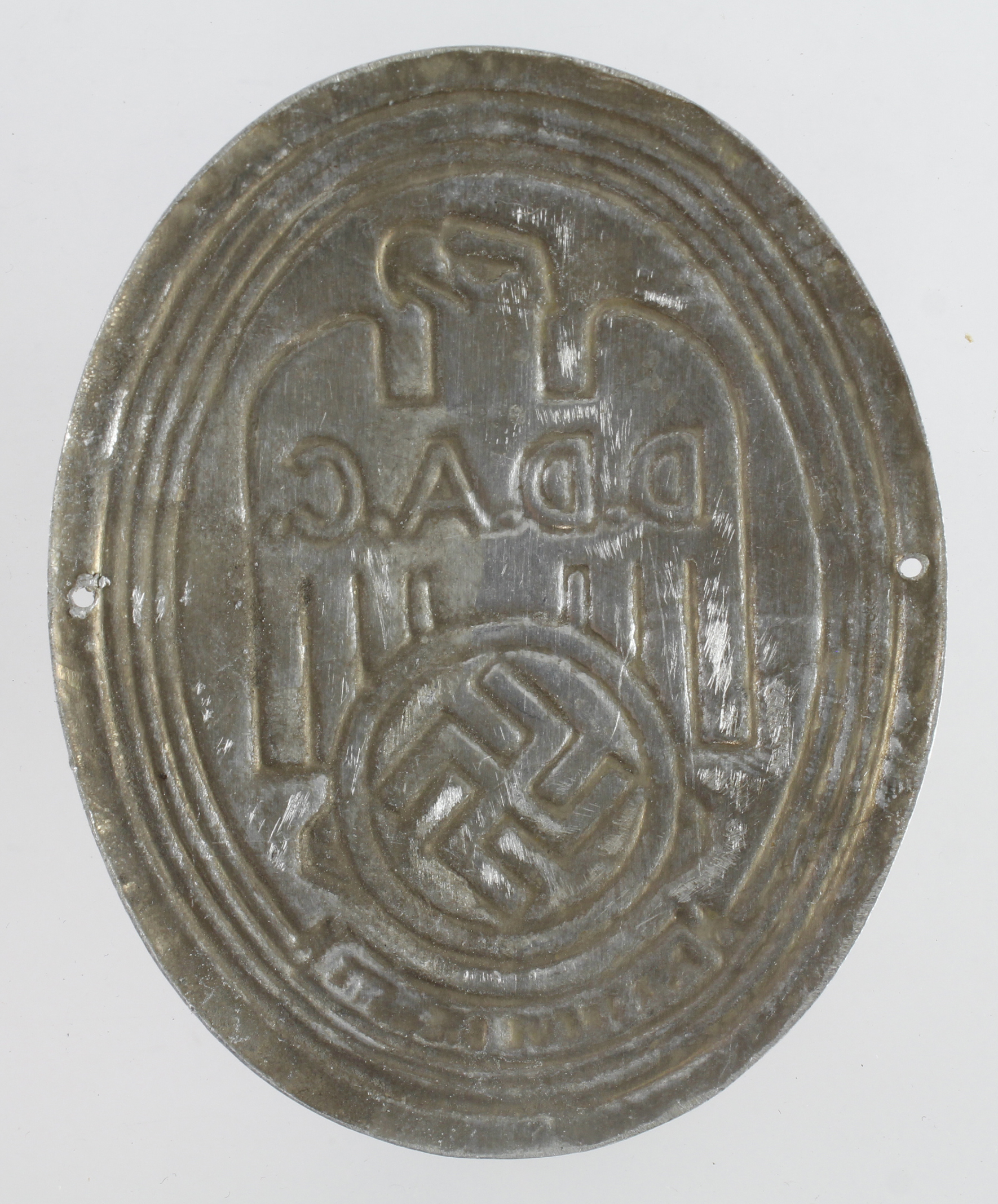 German D.D.A.C plaque. - Bild 2 aus 2