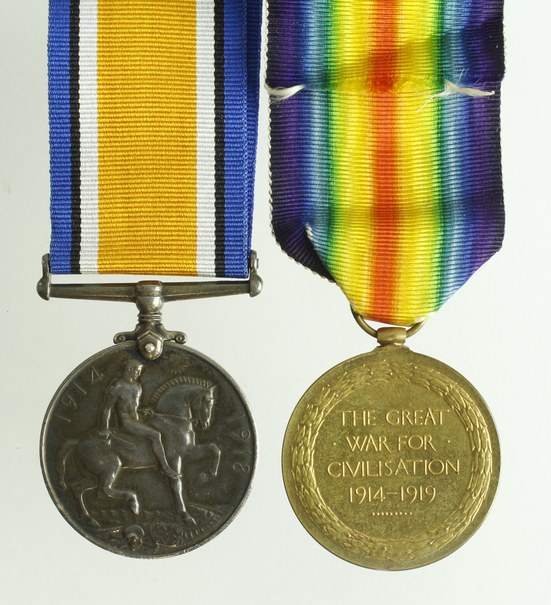 BWM & Victory Medal to (110758 Gnr H C Fuller RA) (2) - Image 2 of 2