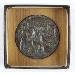 Sinking of the Lusitania, British Iron medal in very good condition, in a fitted box which is not