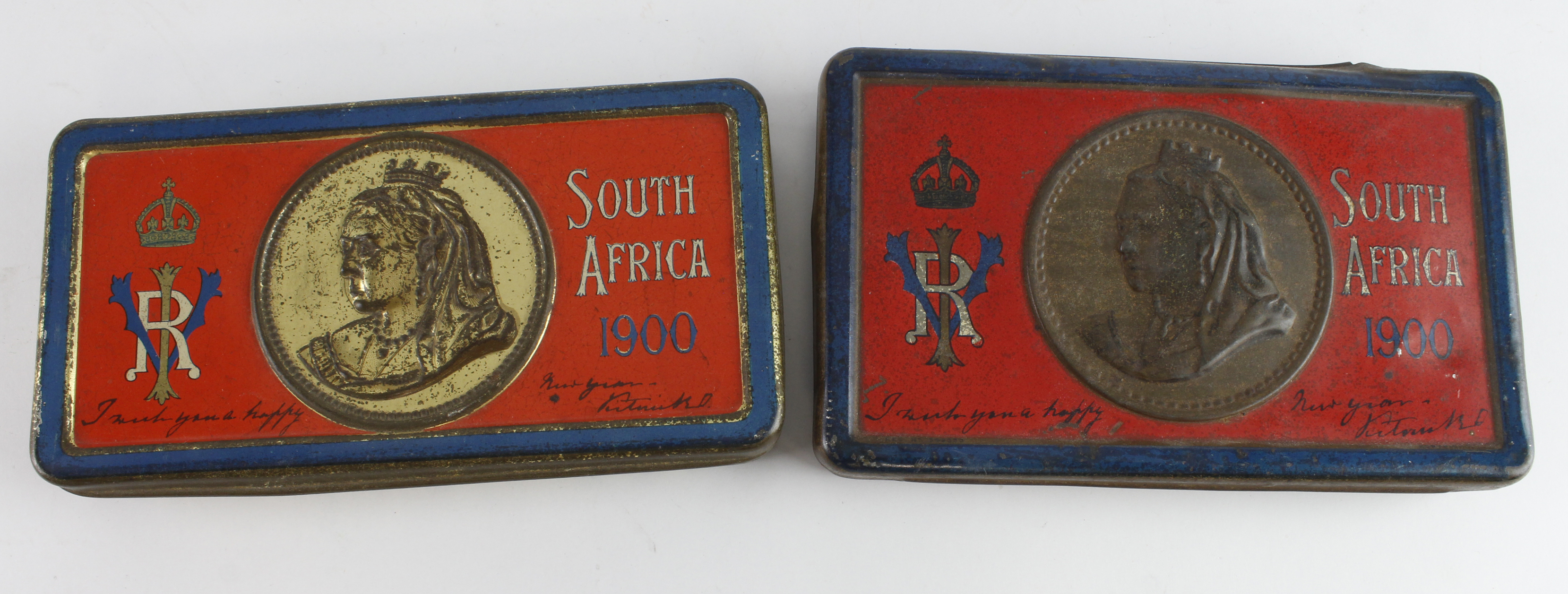 Boer War South Africa 1900 tins, different types, empty (2)