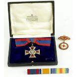 Royal Red Cross Medal 2nd Class in original Garrard case, with ribbon bar and County of Berkshire