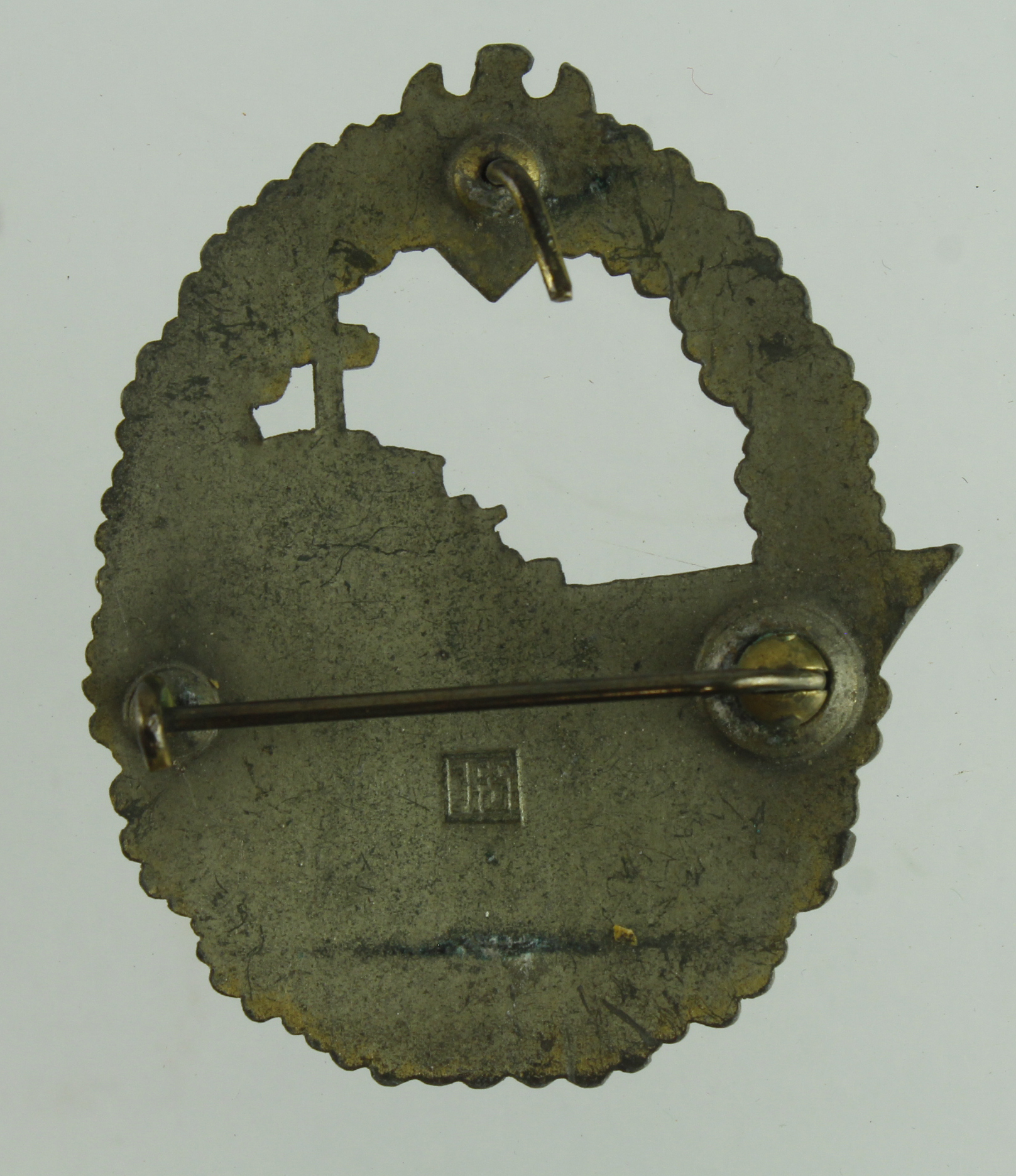 German 3rd Reich Destroyer Badge, maker marked 'JFS'. - Image 2 of 2