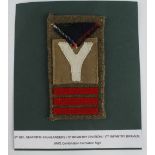 Cloth Badge: 6th Battalion Seaforth Highlanders / 5th Infantry Division / 17th Infantry Brigade