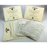 US army cold war period soldiers service and award documents to Sergeant first class James Dimino