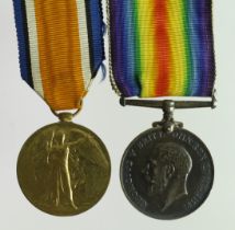 BWM & Victory Medal (164248 Gnr S Jacobs RA) Died 4th Nov 1918 with 12th Mountain Bty. Born Ipswich.