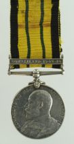 Africa General Service Medal EDVII with Somaliland 1908-10 clasp (J.4974 T S Haw Boy HMS "Fox")