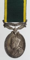 Efficiency Medal GV with Territorial clasp (746665 Bmbr L S Digby RA)