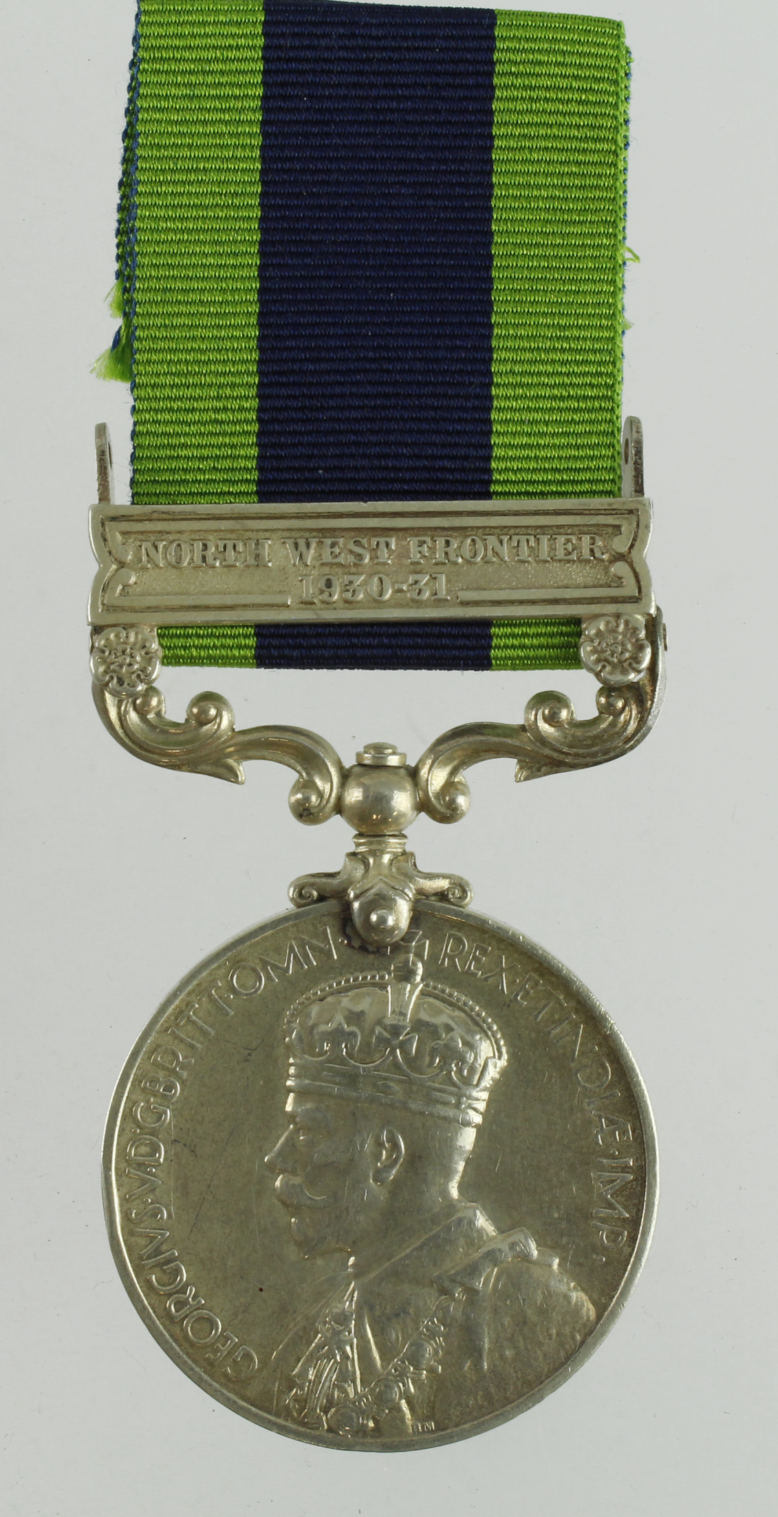 IGS GV with clasp NWF 1930-31 (3594237 Pte H Russell Bord R) served 2nd Bn