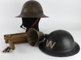 ARP group, vendor states all found in Broomfield Road, Chelmsford. Including Waden Helmet 1940