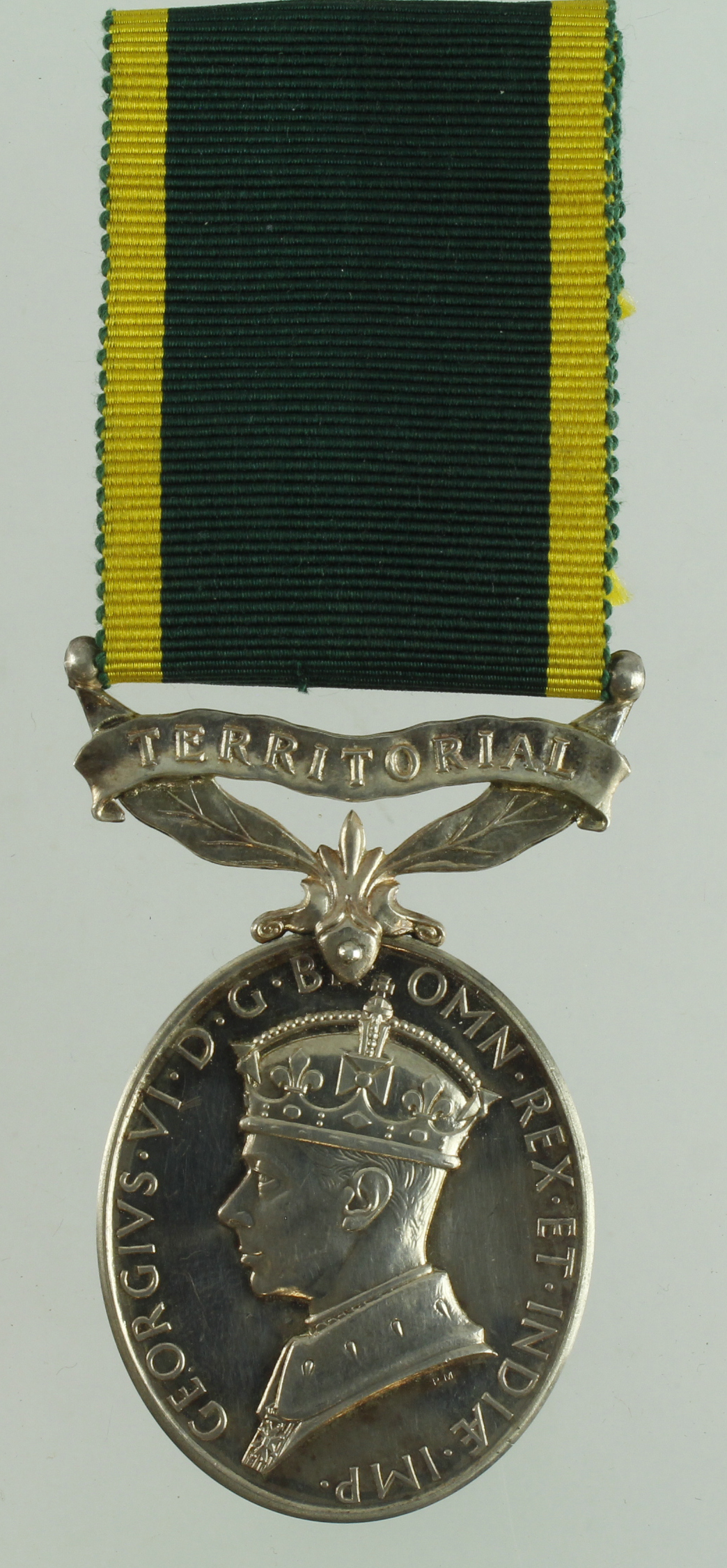 Efficiency Medal GVI with Territorial clasp (4384794 Sgt W W Porter CMP).