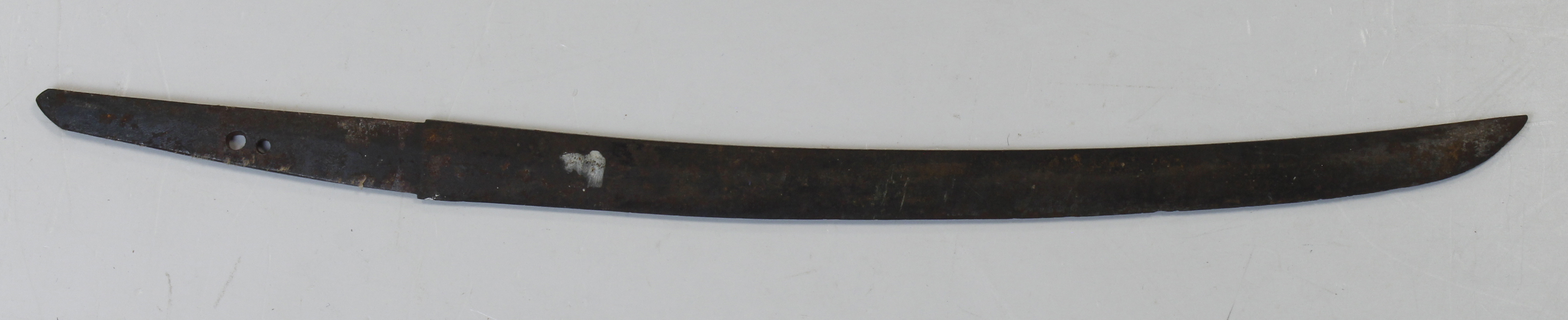 Japanese Sword blade, total length (approx 20.5") tang signed