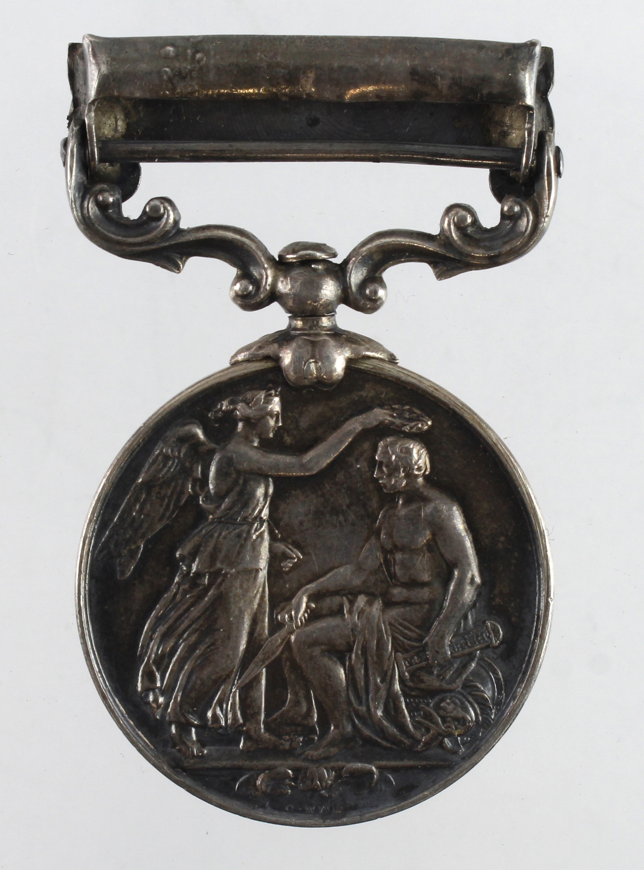 IGS 1854 with Burma 1887-89 clasp (1723 Pte J Moore 2d Bn Norfolk Regt). Confirmed to roll - Bild 2 aus 2