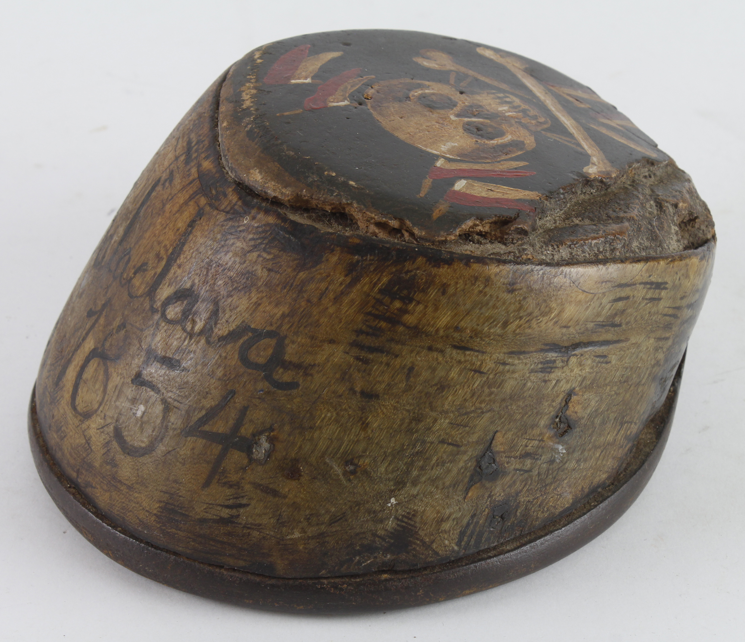 Crimea interest a Horses Hoof decorated for the 17th Lancers and added Balaklava 1854, it was common