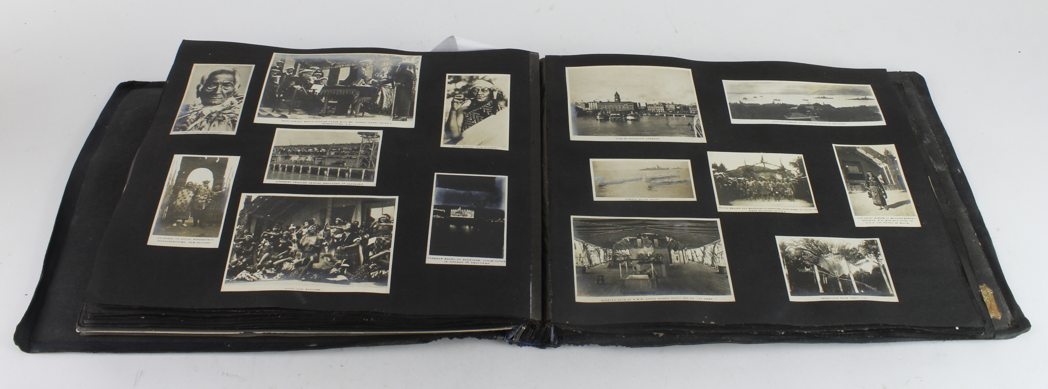 Royal Naval pre WW2 special presentation photo album. World cruise of the British Special Service