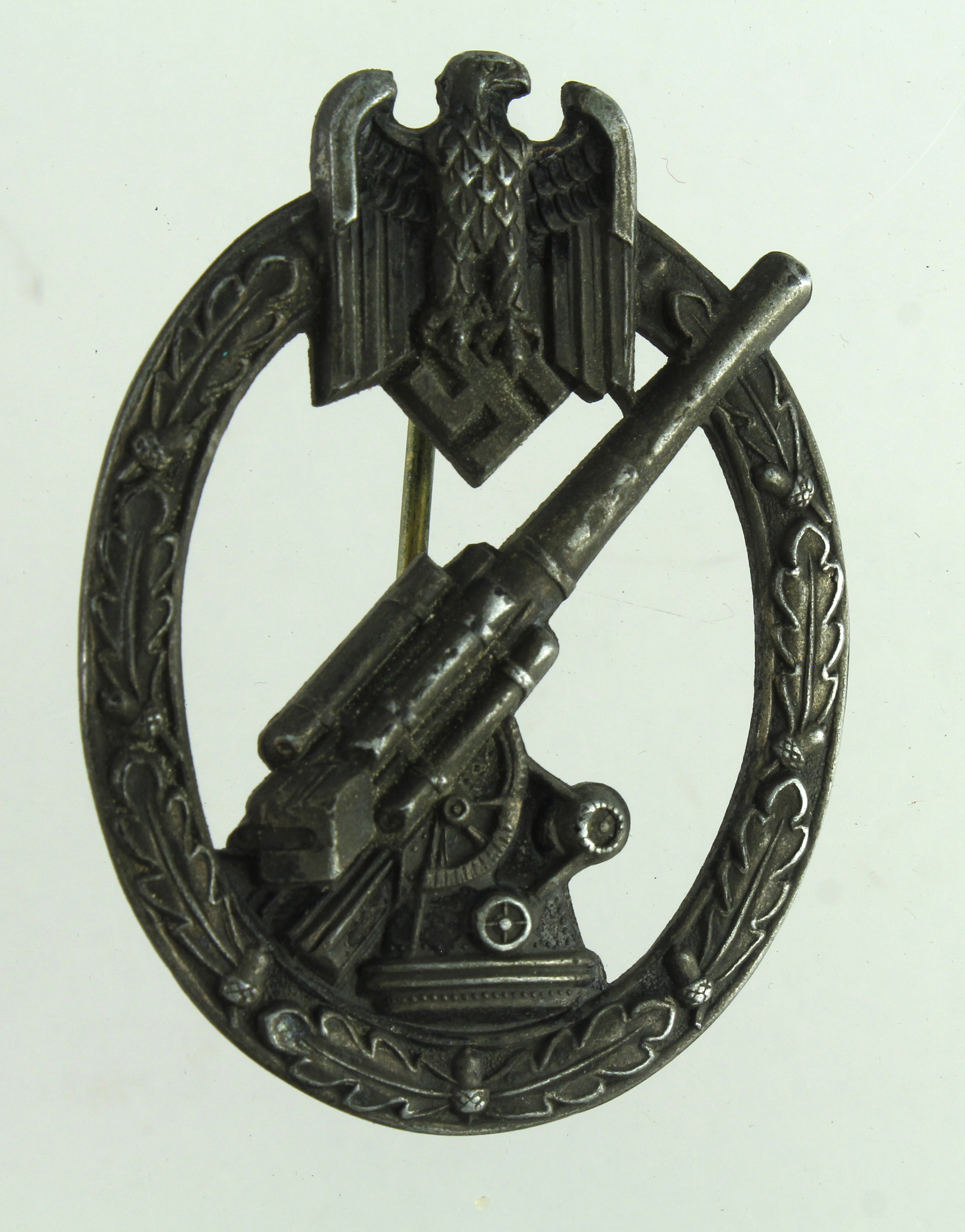 German 3rd Reich Army Flak badge, no makers mark