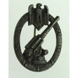 German 3rd Reich Army Flak badge, no makers mark
