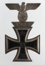 Germany from a one owner collection, an Iron Cross 1st class WW1 with fixed WW2 spange, L59 maker