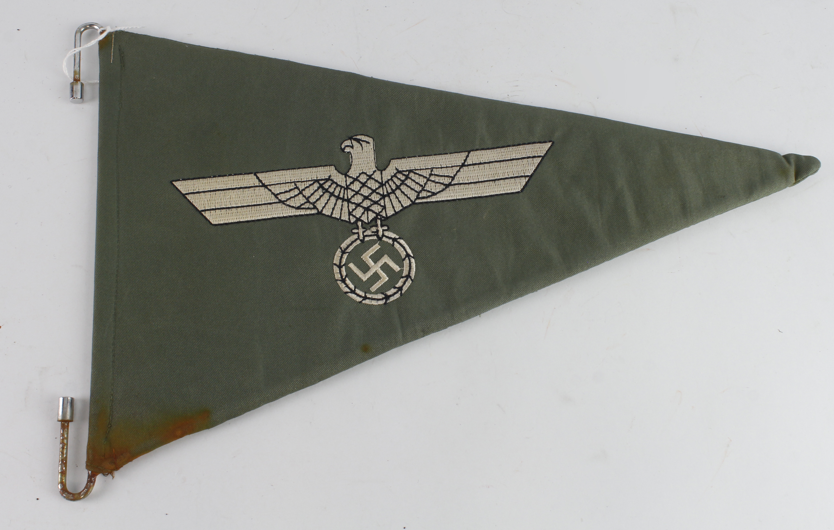 German 3rd Reich Wehrmacht Car Pennant (UV neg)