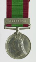 Afghanistan Medal 1881 with Kandahar clasp (xxxx Gunga Sahai 3d Bengal Cavy)