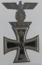 Germany from a one owner collection, a WW1 Iron Cross 1st class with WW2 spange, a solid 1x piece