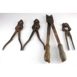 WW1 wire cutters four sets some WW1 dated.