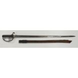 1821 Pattern Officers Sword by Henry Wilkinson Pall Mall London, blade 35" with Wilkinson logo and
