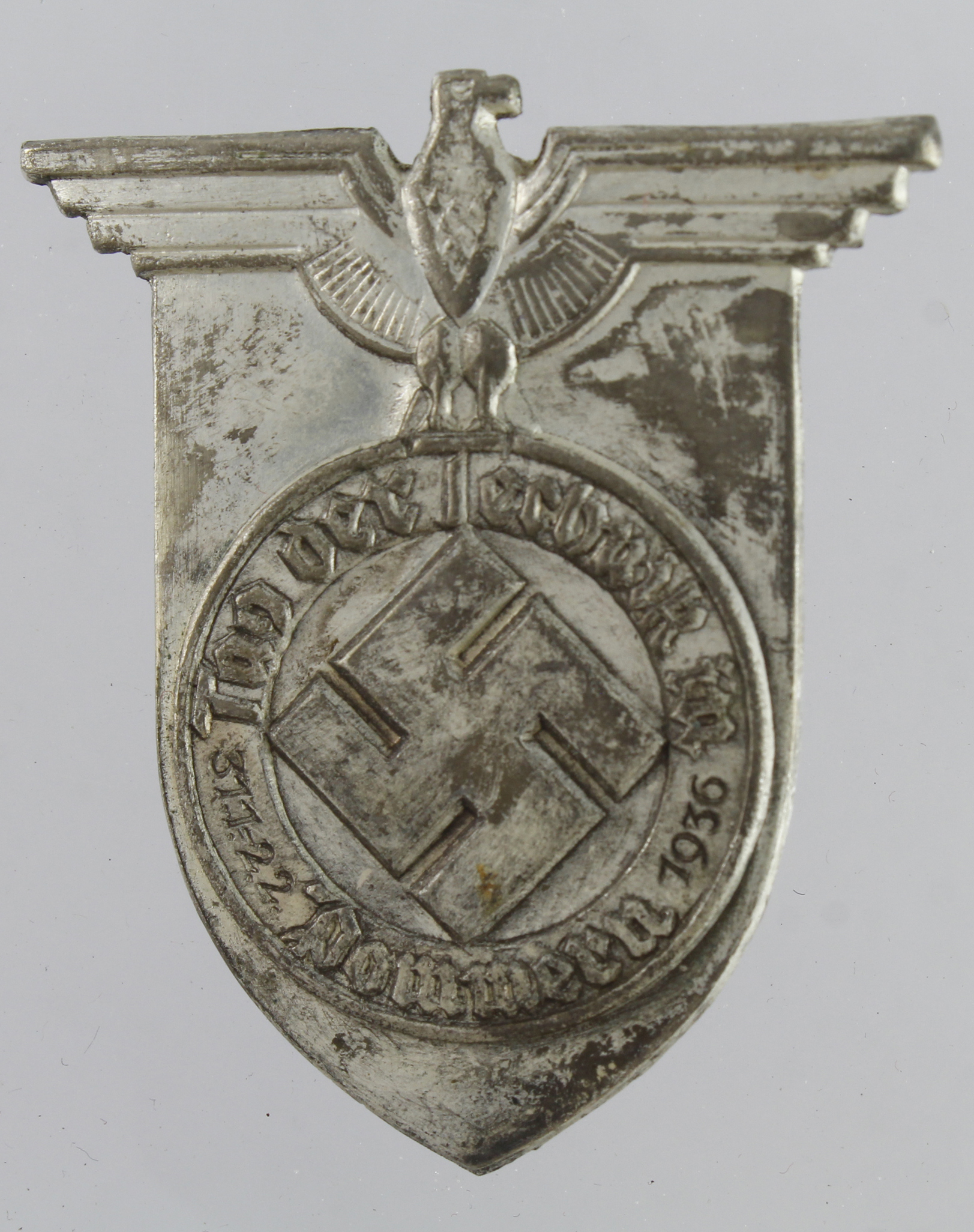 German WW2 1936 rally badge.