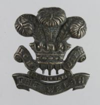 Badge 1st Volunteer Battalion Officers cap badge The Welsh Regiment.