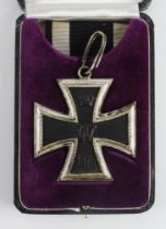 German 1870 Grand Cross of the Iron Cross (magnetic) with ribbon and case