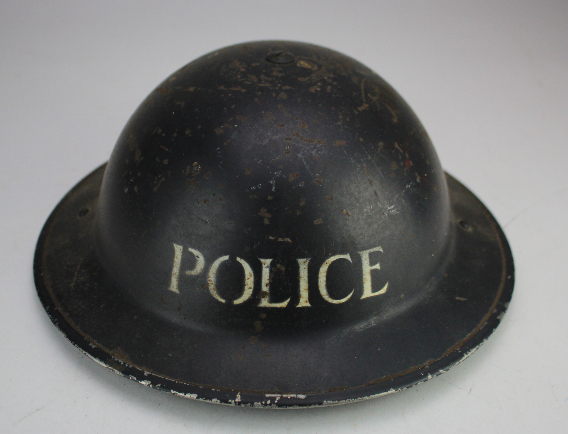 WW2 police steel helmet.