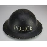 WW2 police steel helmet.