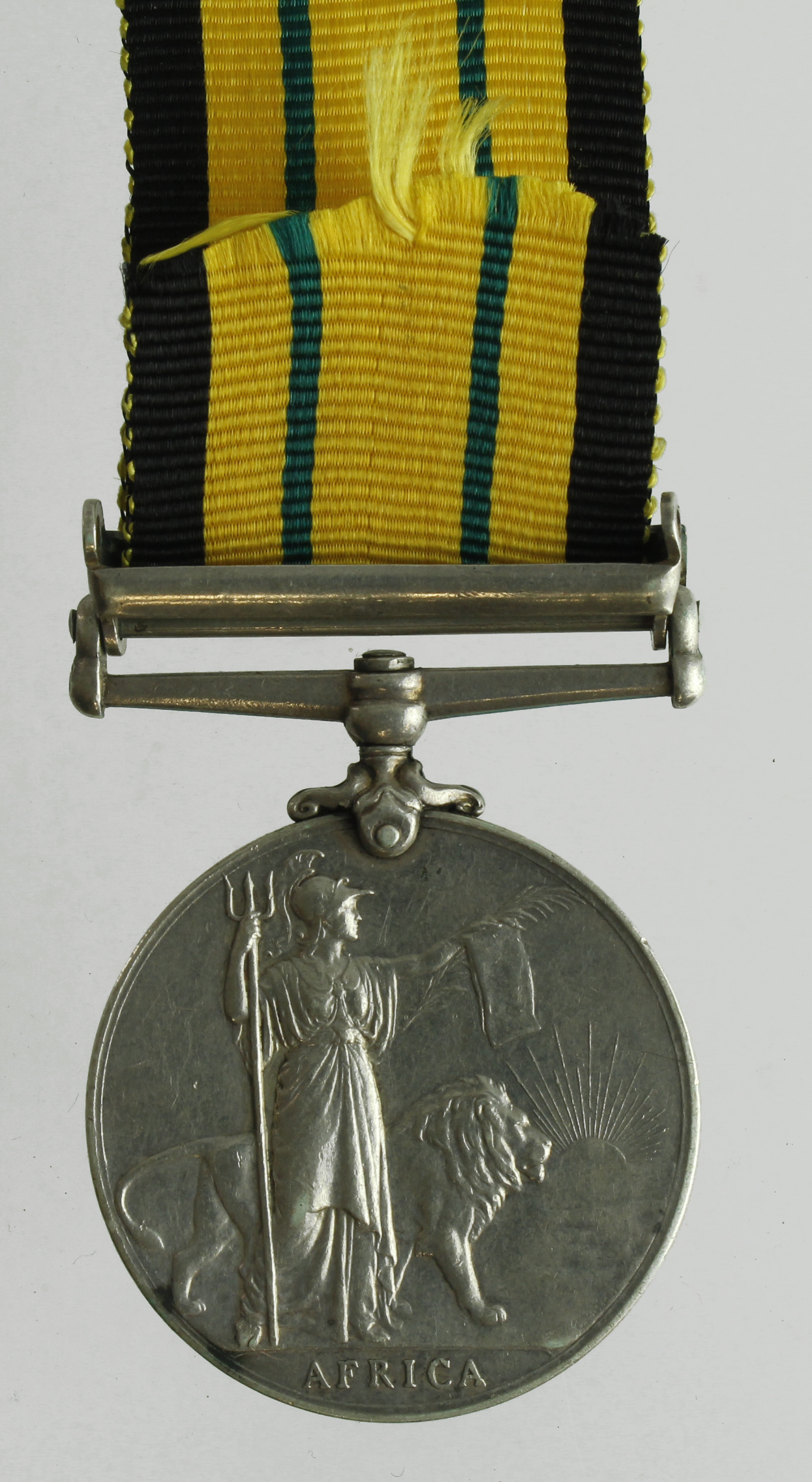 Africa General Service Medal EDVII with Somaliland 1902-04 clasp (3052 Pte Ram Sarup Ram 107th - Bild 2 aus 2