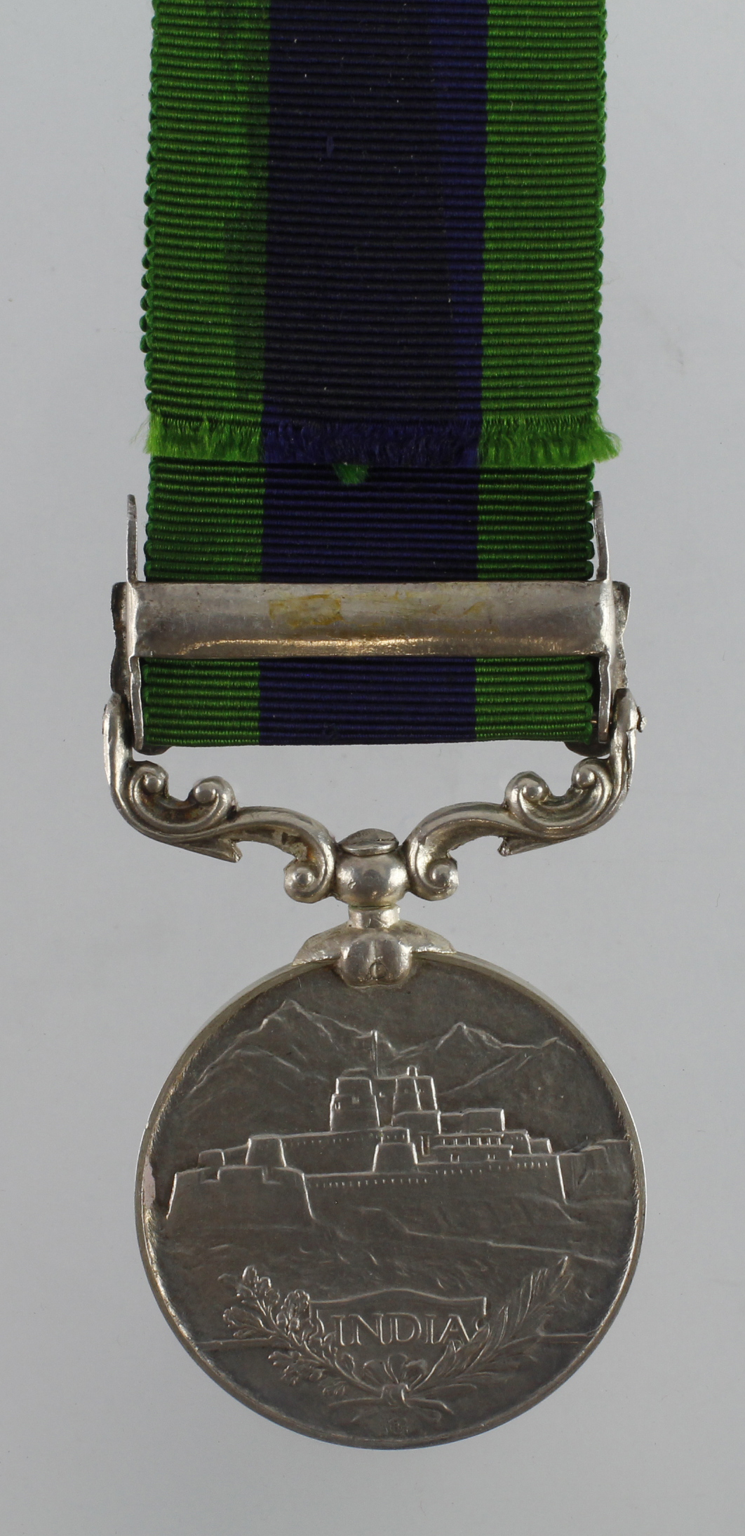 IGS GV with Afghanistan NWF 1919 clasp (201908 Pte A W Ayres, Hamps R) served 1/4th Bn, attd 1st S. - Bild 2 aus 2