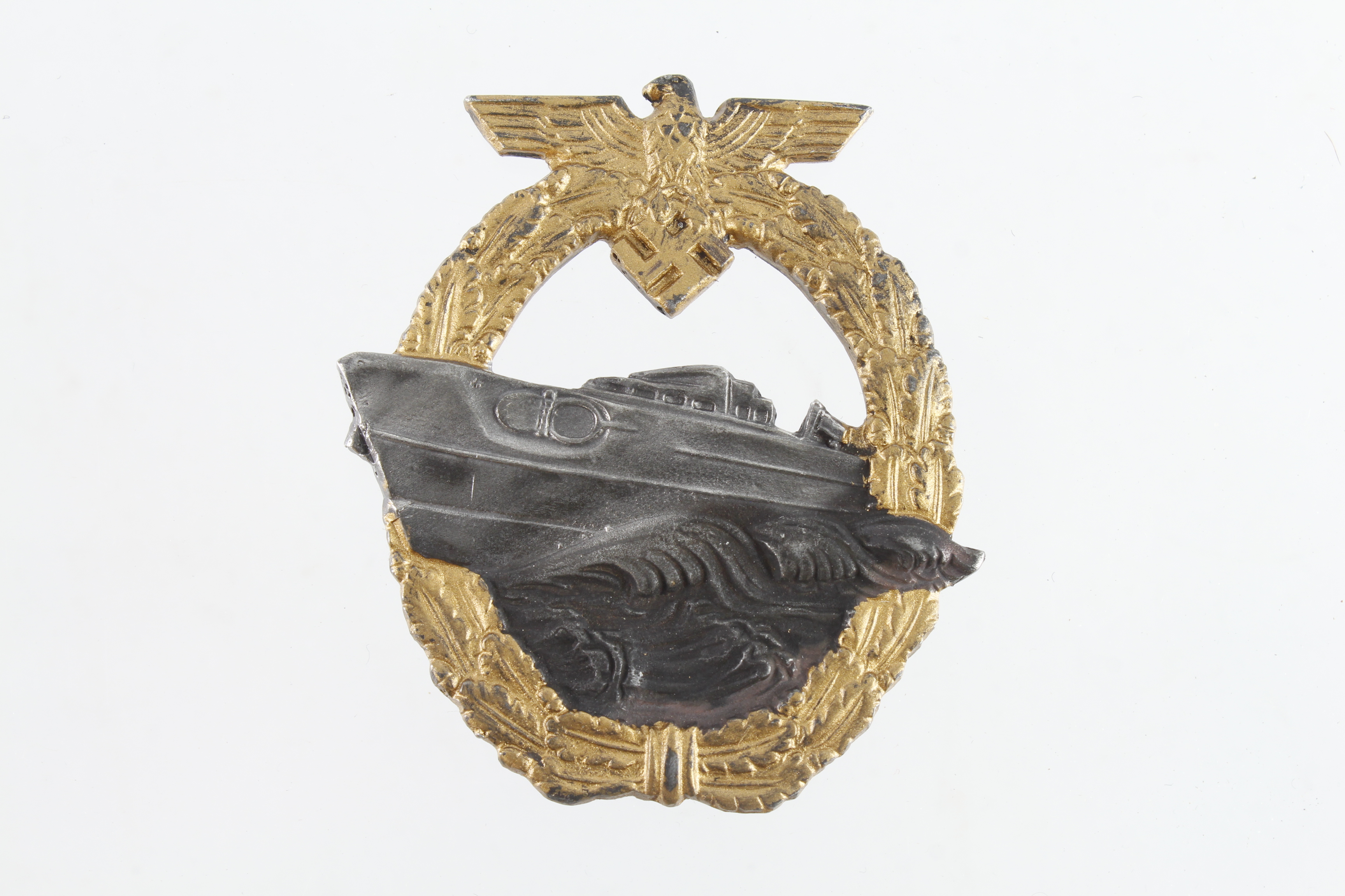 German Kriegsmarine E Boat badge, 2nd type.