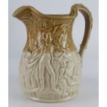 Defence of Acre in 1799 by Sir Sydney Smith pottery jug (poss. Scottish) tiny crack to the handle