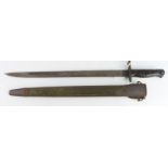 P17 Bayonet made by Remington Co, ricasso with flaming grenade, US & Eagle head. In its steel