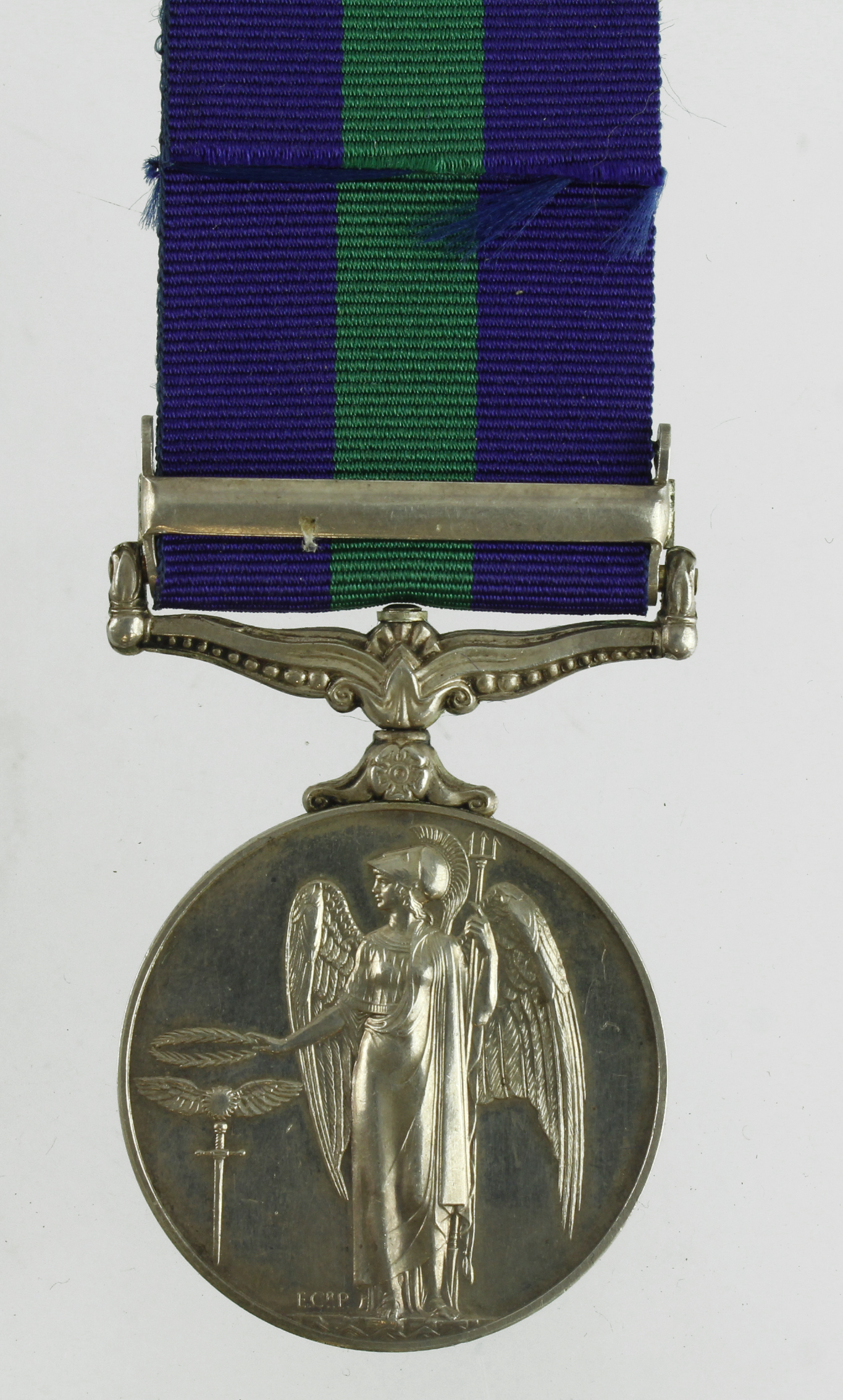 GSM QE2 with Cyprus clasp (23367965 Pte J Wilding. Wilts) - Bild 2 aus 2