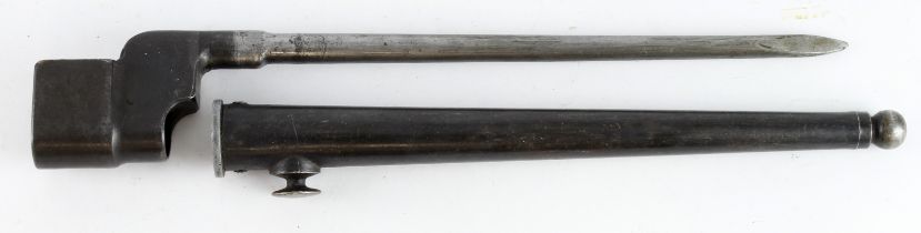 Spike bayonet No4 MkI for the Lee Enfield Rifle, manufactured in 1942 by the Singer (Sewing Machine)
