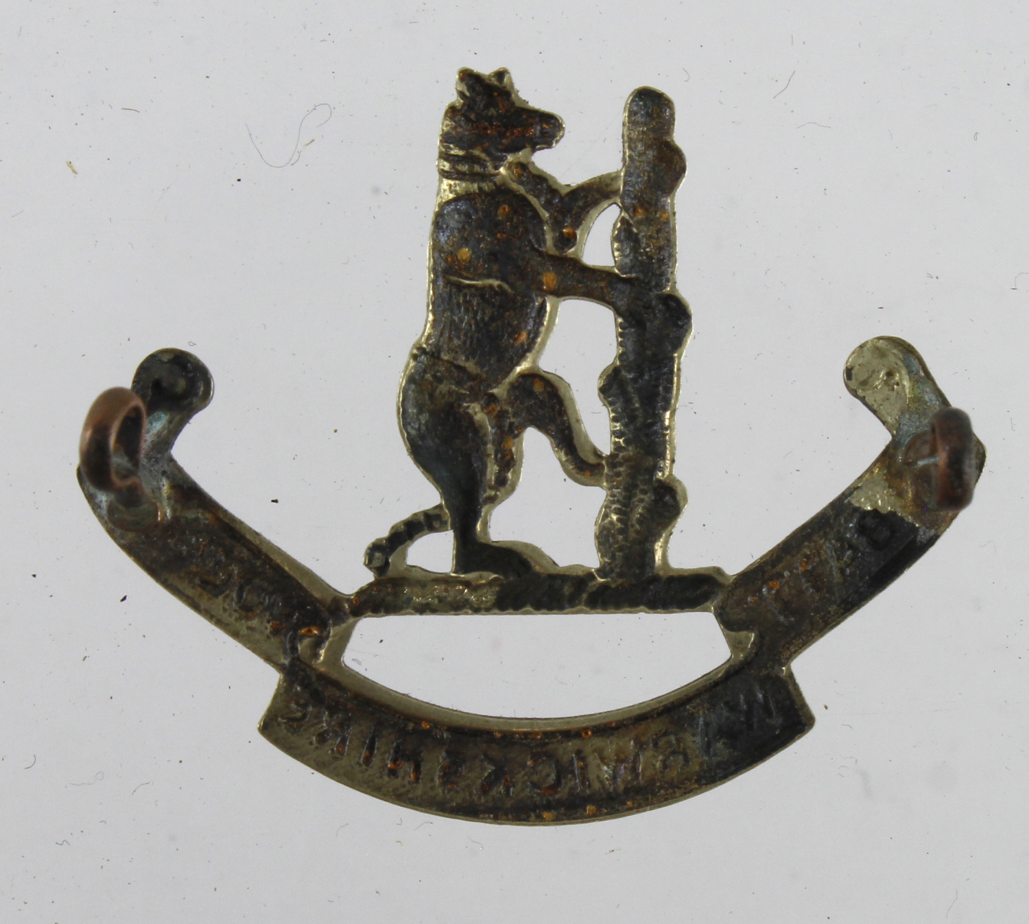 Cap badge 1st Batt. Warwickshire Vol. Regt. - Bild 2 aus 2