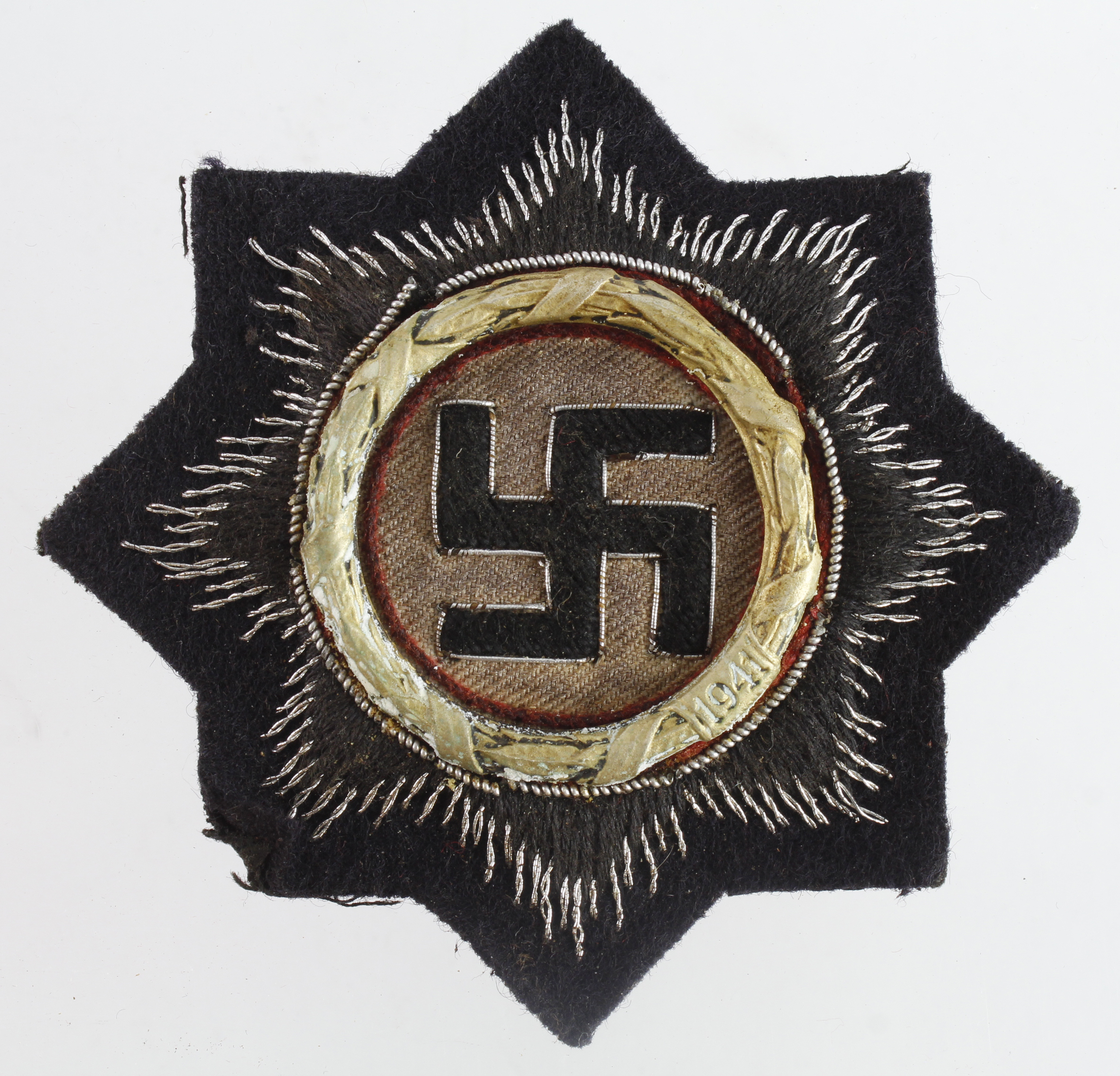 Germany from a one owner collection, a Deutches Kreuz Order in Black cloth for Panzer crew ?