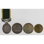 Efficiency Medal QE2 with Territorial clasp (T/22555901 Cpl A K Gallon RASC) with three shooting